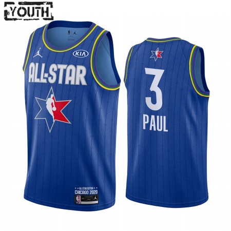 Maglia NBA Oklahoma City Thunder Chris Paul 3 All-Star Jordan Brand Blu Swingman - Bambino